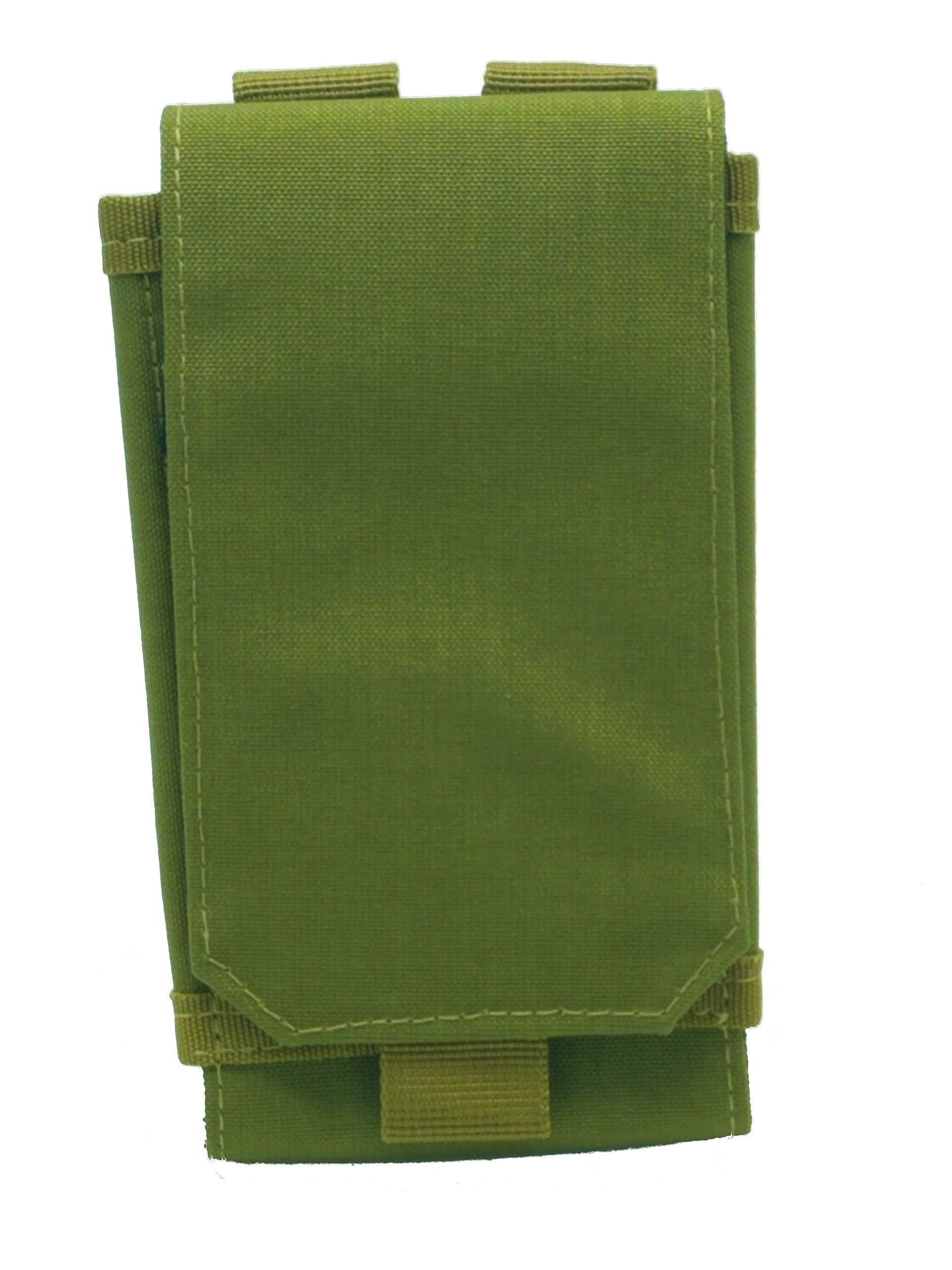 Clakit Smartphone Strap Pack - Backpack Shoulder Strap Pocket (Olive) - Backpack Attachment For Hikers, Travelers, Students, And