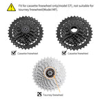 Qkurt Cassette Lockring Tools Set, 2Pcs Cassette Removal Tool Freewheel Maintenance Tool
