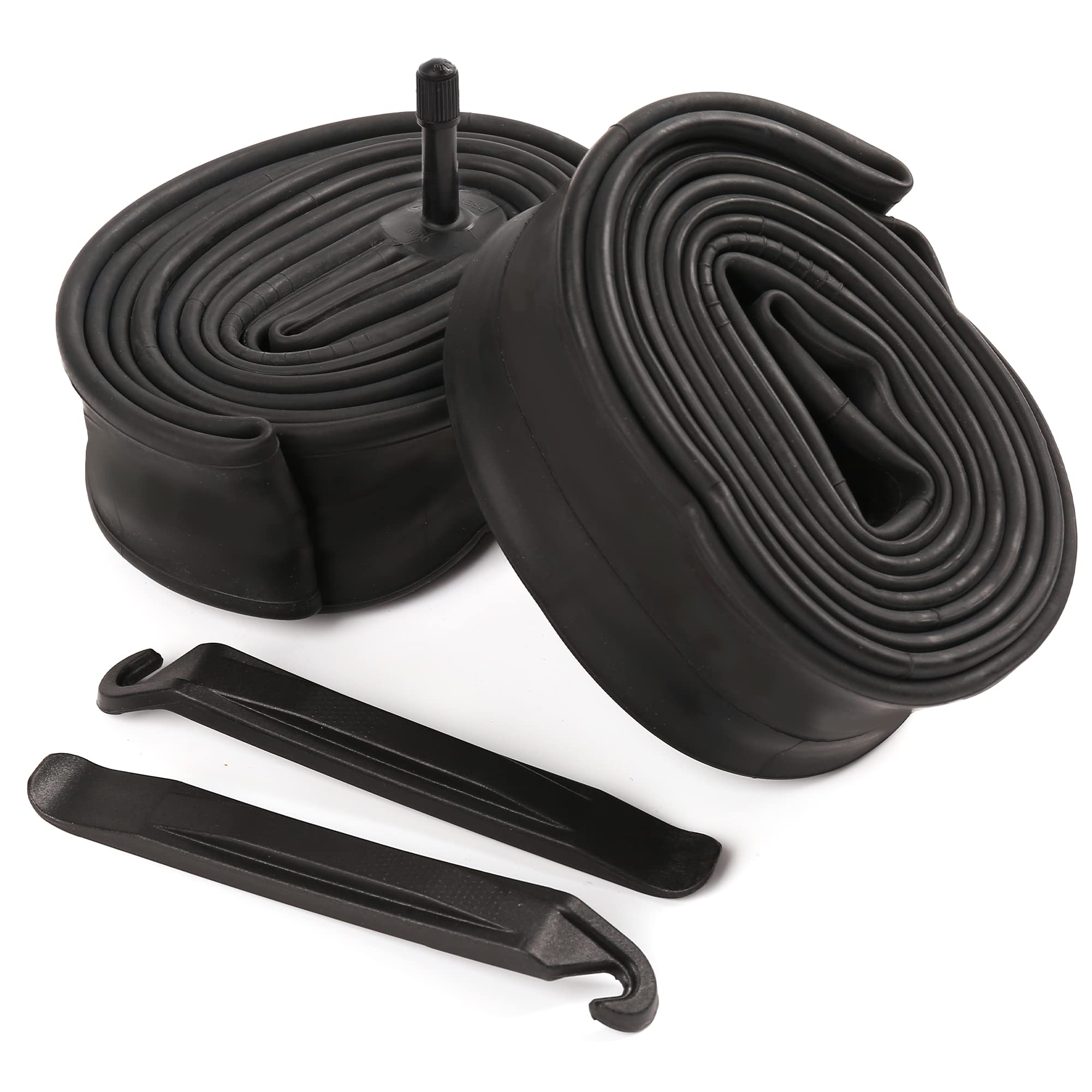 Lotfancy 28'' 700X35/37/38/40/42/43C Bike Tubes, Packof 2, 32Mm Schrader Valve, 700C Road Bicycle Tire Tube