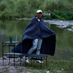 Iclimb 3M Thinsulate Insulation Warm Camping Blanket Ultralight Compact (Black, 1 Lb)