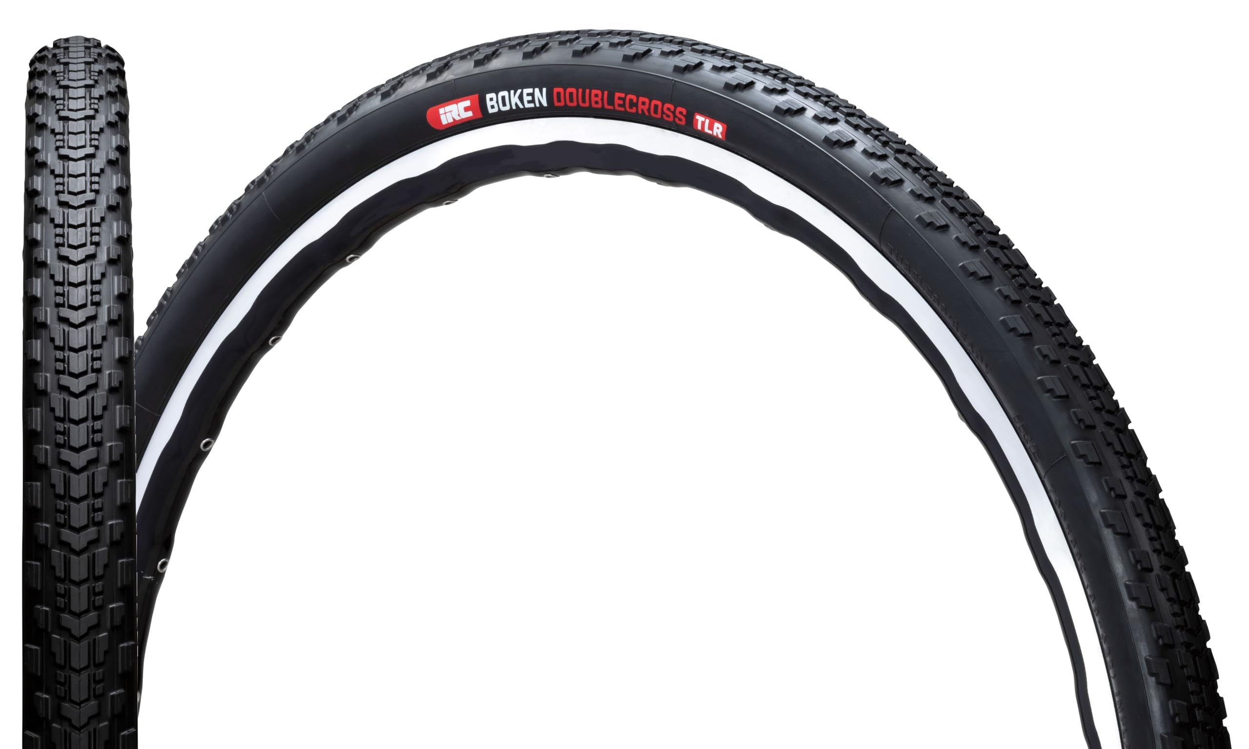 IRC TIRE BOKEN DOUBLECROSS TUBELESS Ready Bicycle Tire, Bowken Double Cloth, Tubeless Ready, 27.6 x 15.0 inches (700 x 38 cm)