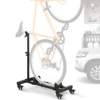 Sttoraboks Vertical Bike Stand, Freestanding Bike Rack Garage Storage Upright Bicycle Floor Stand Indoor Bike Holder with Adjust