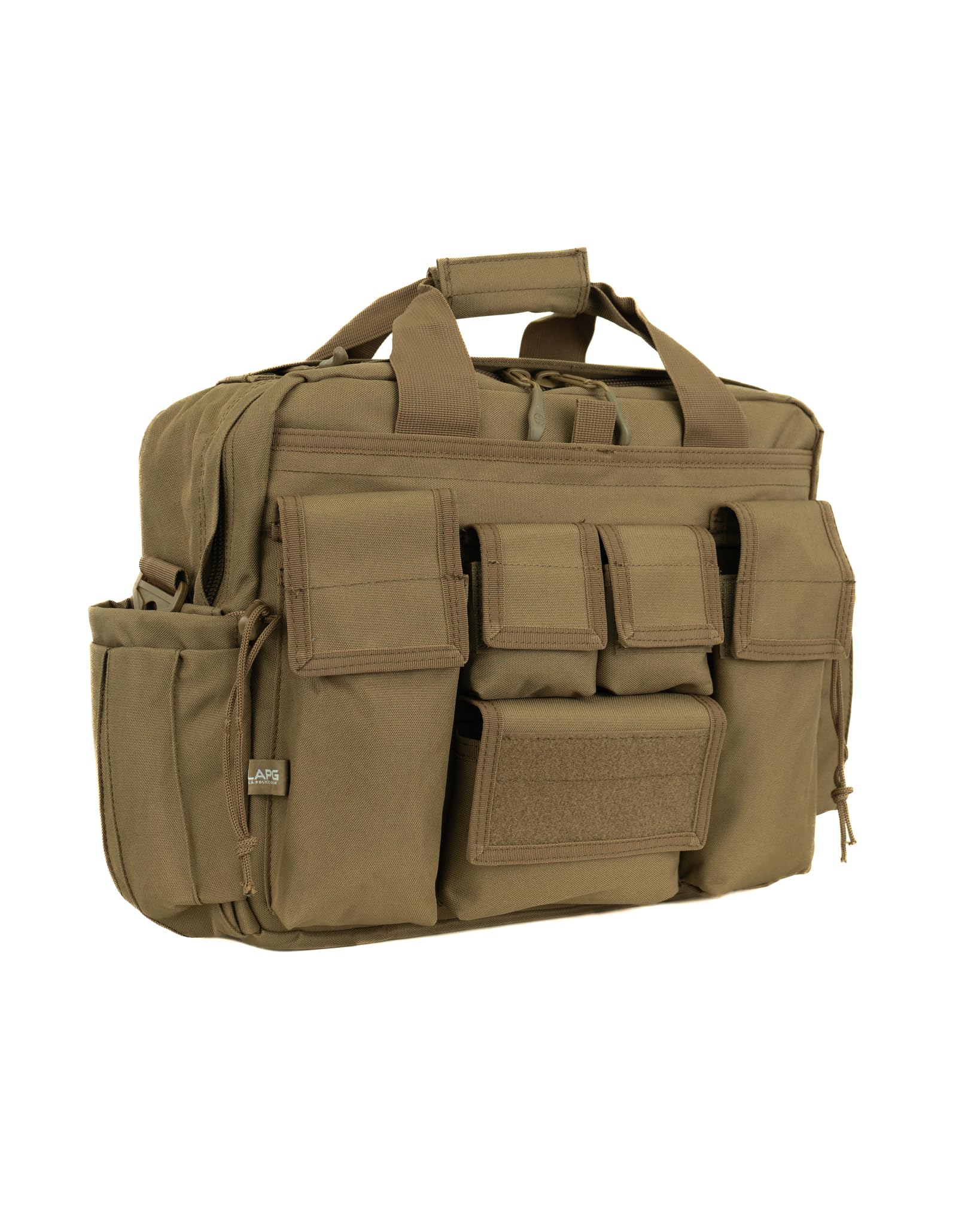 LAPG Camping Jumbo Bail Out Bag, Survival Range Gear With Multiple Pockets, Multi-functional Hiking Bug Out Bag, Coyote