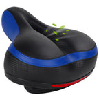Tonbux Comfortable Bicycle Seat, Bike Seat Replacement With Dual Shock Absorbing Ball Wide Bike Seat Memory Foam Bicycle Seat Wi