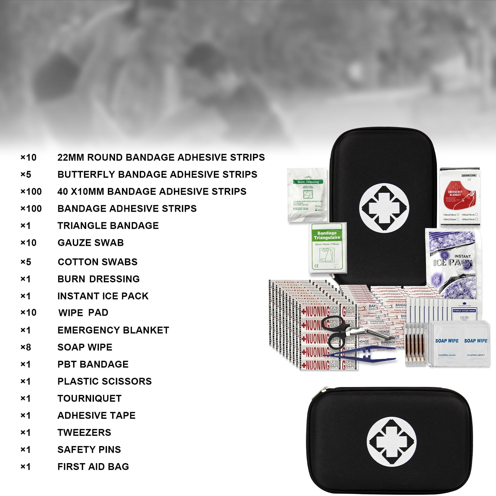276Pcs First-Aid Kit Emergency-Kit Home-Car - First Aid Kits Emergency Kit Home Essentials for Dorm Room First-Aid Kit Emergency