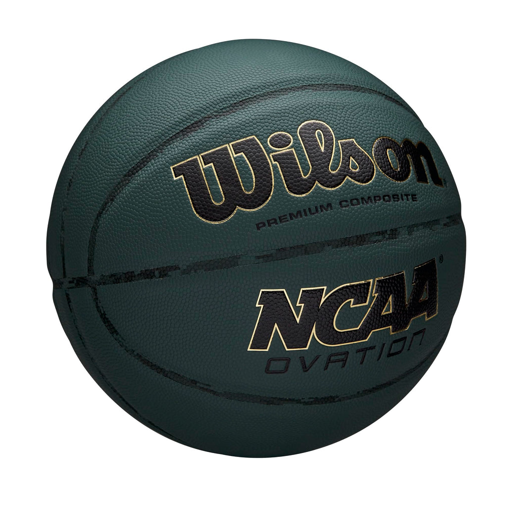 Wilson Ncaa Ovation Basketball - Green, Size 6-28.5''