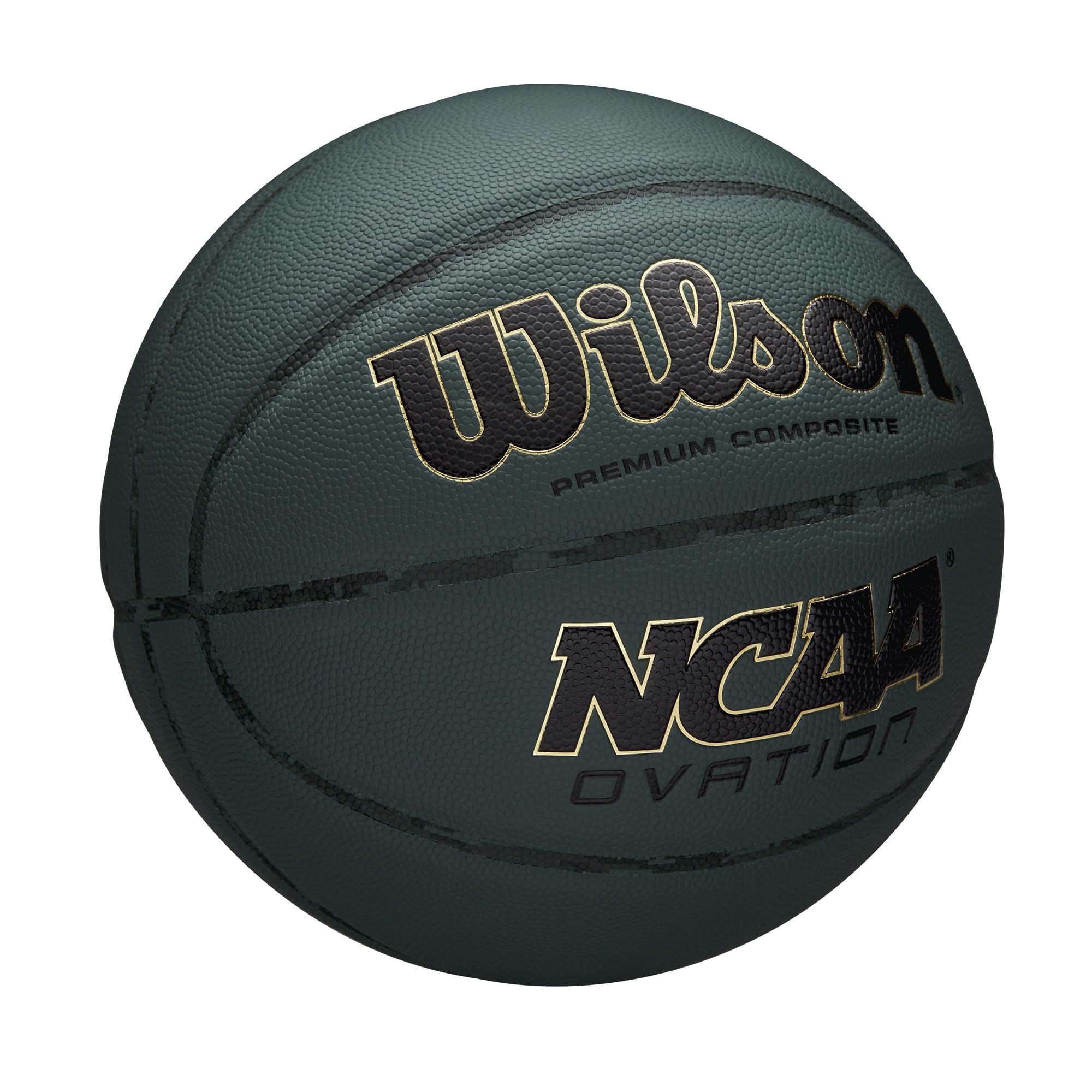 Wilson Ncaa Ovation Basketball - Green, Size 6-28.5''