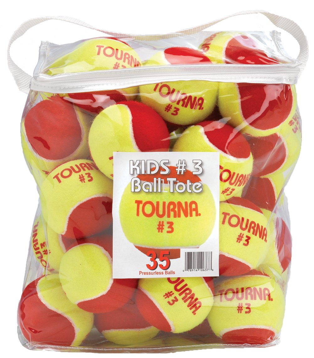 Tourna Sports Stage 3 Quick Start Low Compression Balls (35 Balls)