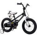 Royalbaby Freestyle Toddlers Bike 12 Inch Beginners Kids Bicycle With Training Wheels Ages 3-4 Years Boys Girls, Black