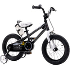 Royalbaby Freestyle Toddlers Bike 12 Inch Beginners Kids Bicycle With Training Wheels Ages 3-4 Years Boys Girls, Black
