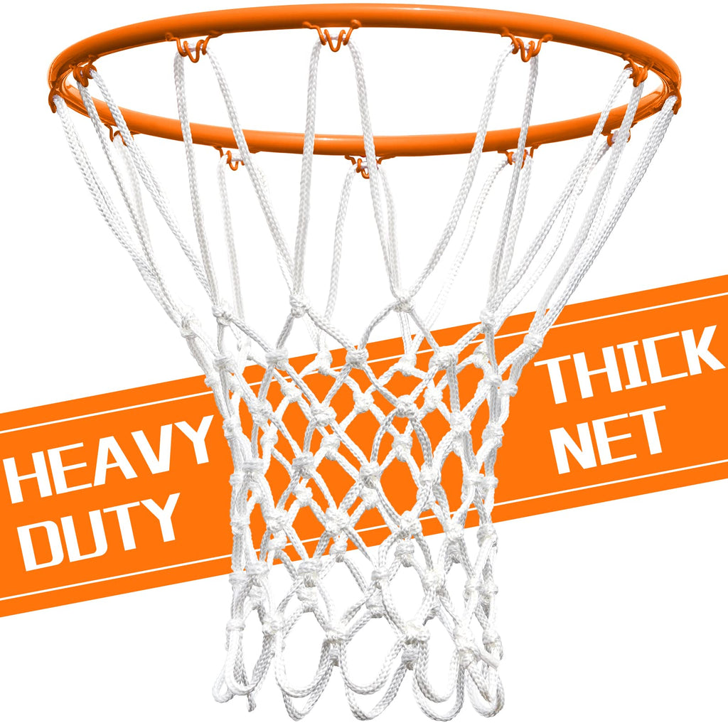 Neijiang Basketball Net Replacement Outdoor, Upgraded Thickening Heavy Duty, All Weather Anti Whip, Fits Standard Indoor Or Outd