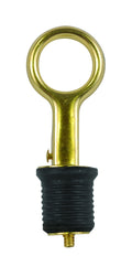 Attwood 115864 Brass Plated SnapHandle 1inch Drain Plug