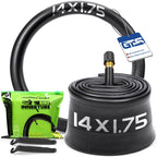 2 Pack 14 Inch Bike Tube Fit 1.75/1.95/2.125 with 32mm Schrader Valve, 14x2.125 Bike Tube with 2PCS Levers, 14 x 2.125 Inner Tub
