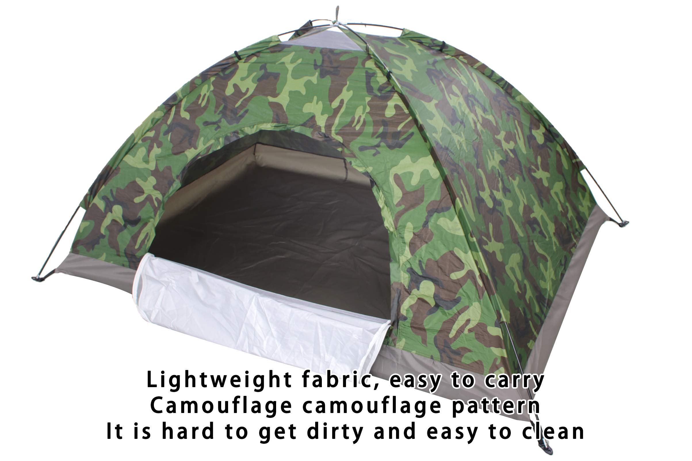 Sutekus Semi-Double Tent Camouflage Patterns Camping Tent Tent For Camping Hiking ?Outdoor Equipment?