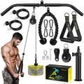 Vavosport Fitness Lat And Lift Pulley System Gym - Upgraded Lat Pull Down Cable Machine Attachments, Loading Pin, Handle And Tri