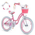 Royalbaby Ez Stargirl Kids Bike,Easy Learn To Biking,18 Inch Bicycle,Beginners Girls Bicycle For Children Ages 5-9 Years, 18'' W