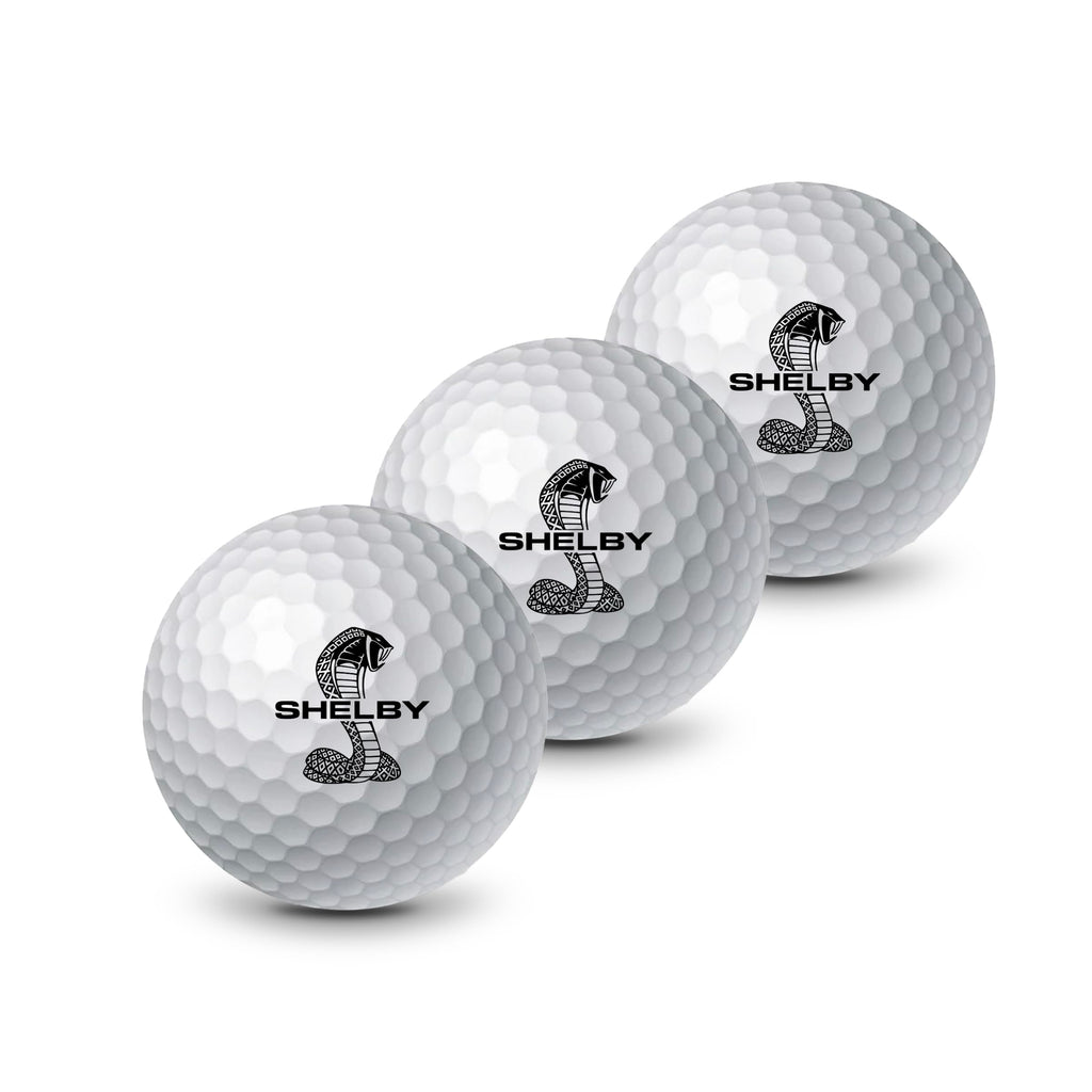 Carroll Shelby Three Pack Wilson Ultra 500 Distance Golf Balls With Shelby Split Snake Logo