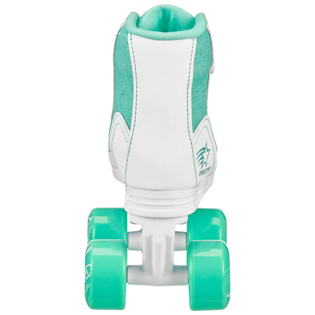 Roller Derby FireStar Youth Girls Roller Skate White/Mint Size 2