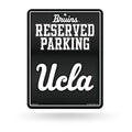 Rico Industries NCAA California-Los Angeles Bruins Metal Parking Sign 8.5 x 11 Carbon Fiber Metal Parking Sign - Great for Man C