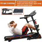 Ksports Foldable 16.5 Inch Cardio Fitness Portable Treadmill With Bluetooth Connectivity, Lcd Display, And Tracking Apps For Hom