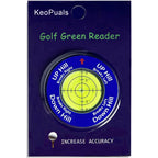 Keopuals Golf Green Reader - Golf Ball Markers With Level Golf Accessories Golf Putting Green Reading Aid Bubble Golf Training T