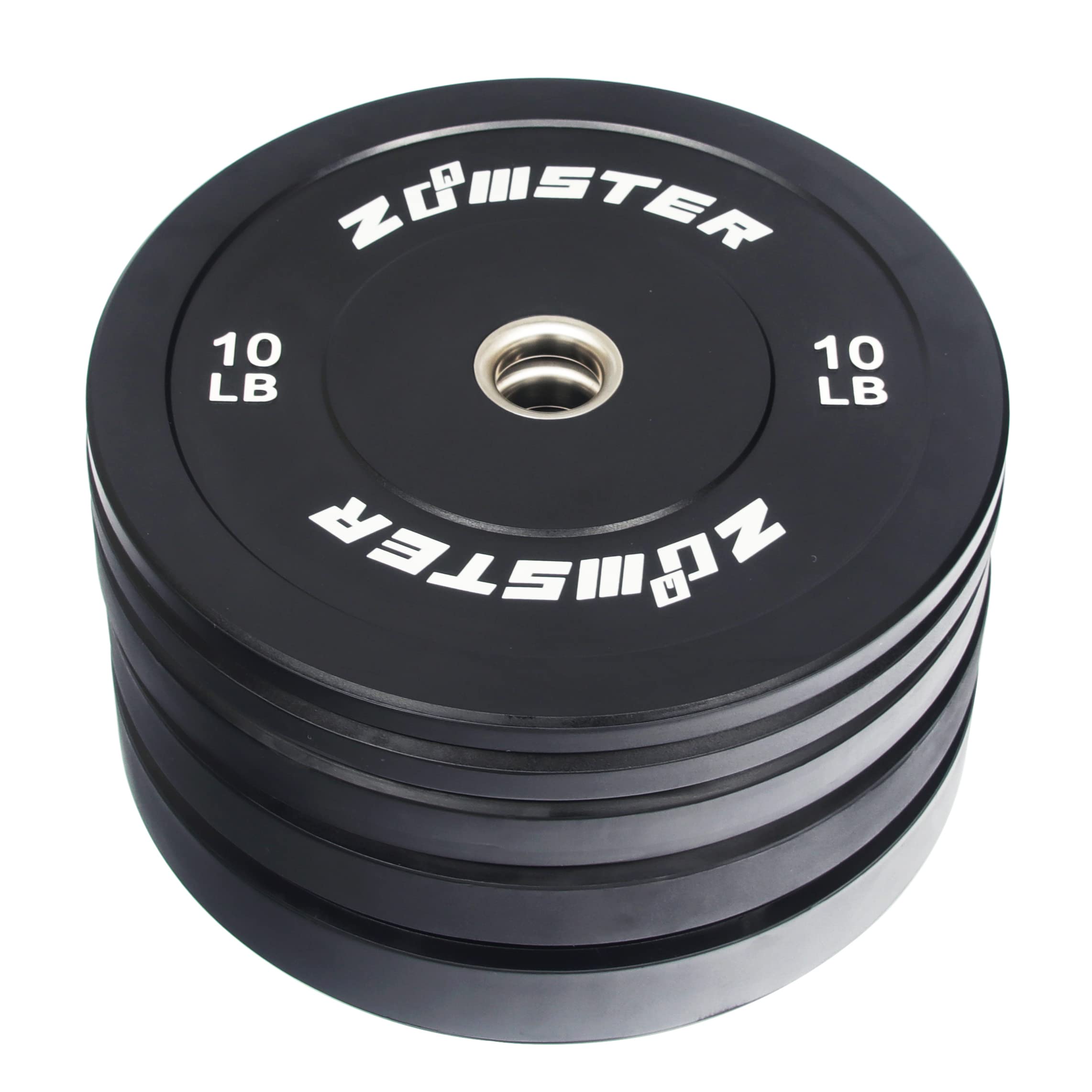 Bumper Plate Olympic Weight Plate Bumper Weight Plate With Steel Insert Strength Training Weight Lifting Plate-190Lb
