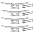 Dock Cleats 8 inch With Fastener,Hot Dipped Galvanized Cast Iron Boat Cleat Dock Boat Cleats, Rope Cleat Boat Dock Cleats Ideal 