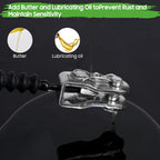 10L0L Golf Cart Brake Cable Stainless Steel Core For Ezgo Txt 1994 & Up Or Ezgo Txt Marathon Medalist, Golf Cart Driver & Passen