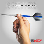 Red Dragon Razor Edge Original 33G Tungsten Darts With Flights And Stems