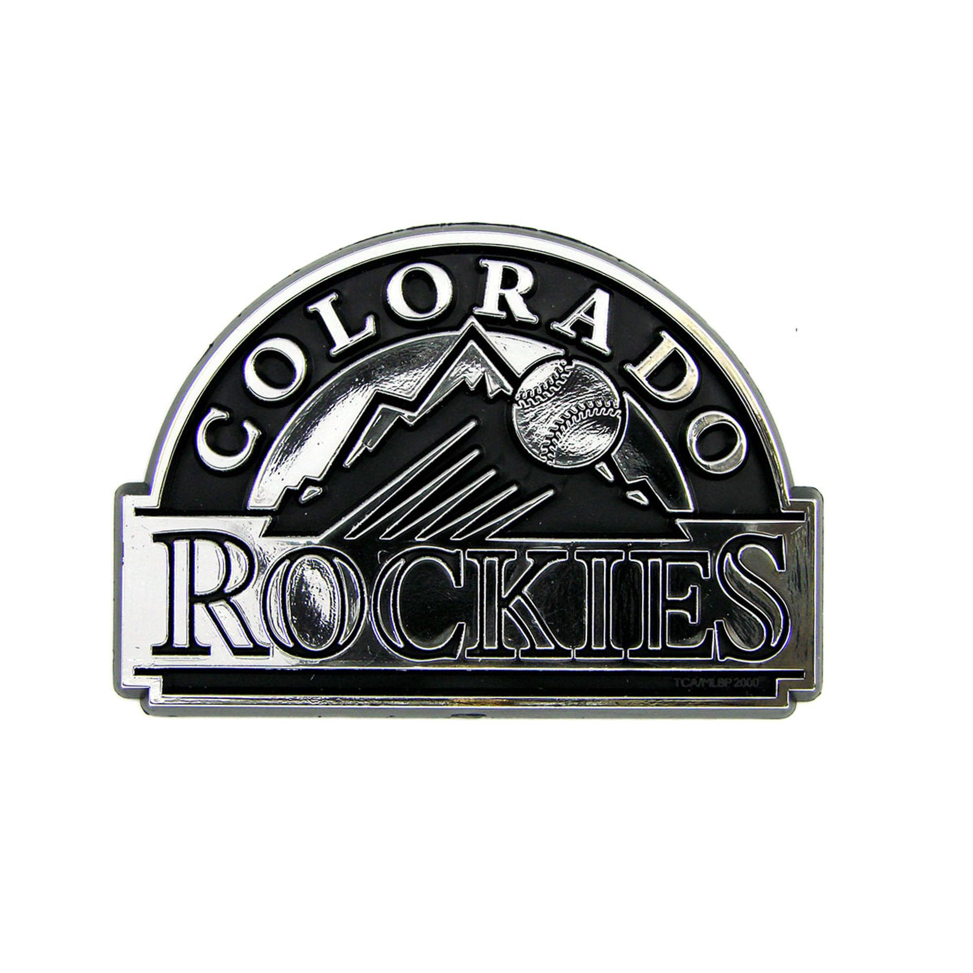 Team ProMark MLB Colorado Rockies Chrome Automobile Emblem, One Size