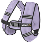 APEXUP 10lbs Weighted Vest Men Women, Weight Vest for Women Workout Equipment for Strength Training Running (Pastel Purple)