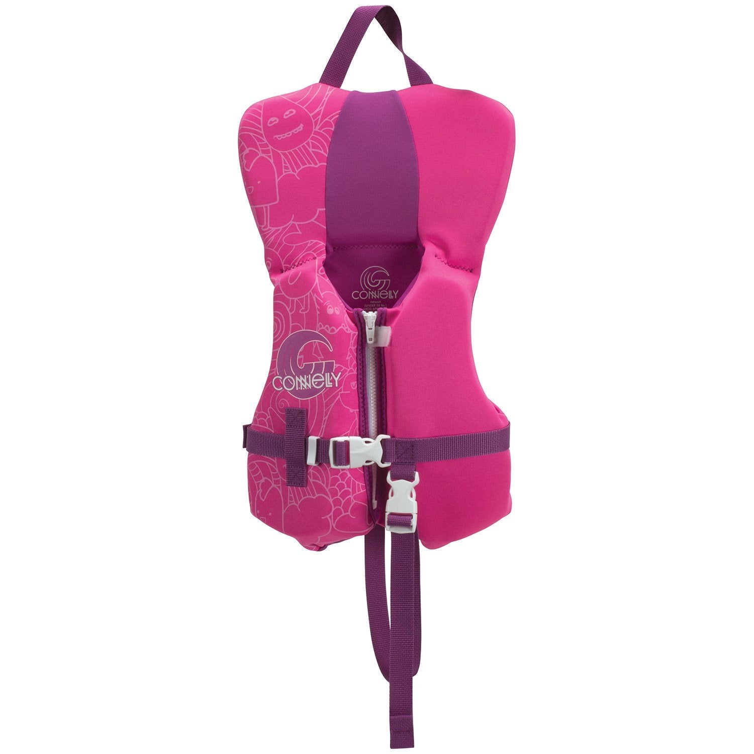 Connelly Infant Girls Promo Neo Vest - Coast Guard Approved