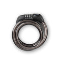 Kwikset 5 ft Combination Bicycle Cable Lock, 4-Digit, 1/2 in Diameter, Bike and Outdoor Security, 1 Pack, Black