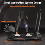 Treadmill With Incline, Small Walking Pad With Handle Bar, Under Desk Treadmill For Home Office 300 Lbs Capacity, Remote Control