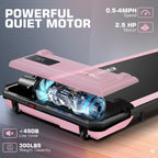 Under Desk Treadmill, Expert Of Wooden Walking Pad, Walking Jogging Machine With Remote Control, Installation-Free