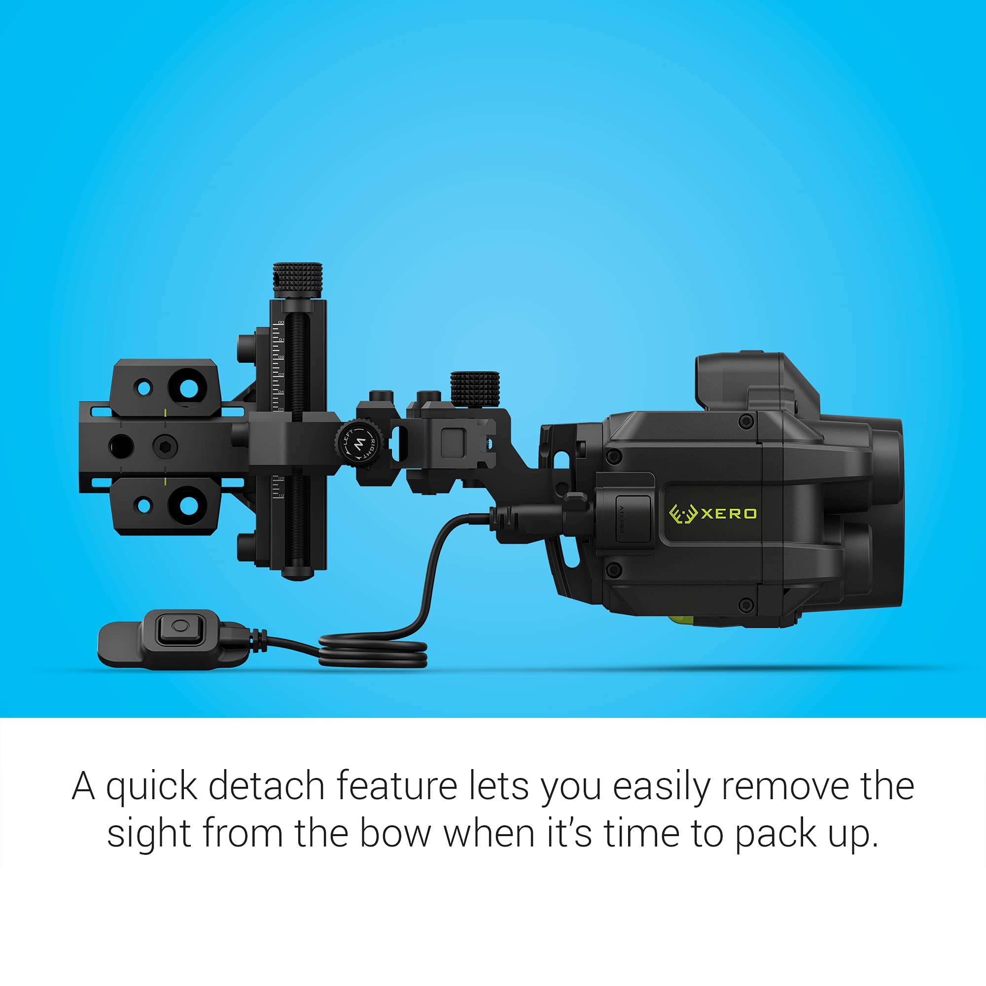 Garmin Xero A1I Pro Bow Sight, Left-Handed Auto-Ranging Digital Sight With Microadjustments For Elevation, Windage And More