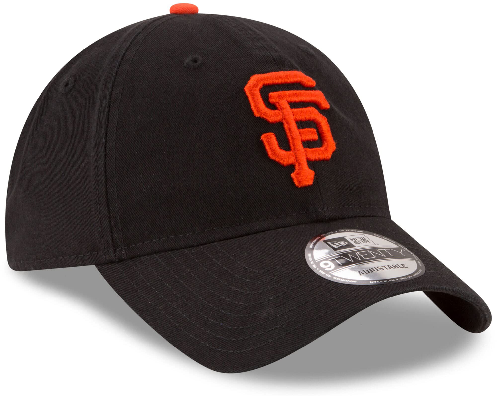 New Era Mlb Core Classic 9Twenty Home Team Color Adjustable Hat Cap One Size Fits All (Us, Alpha, One Size, San Francisco Giants