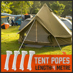 Horusdy 26 Pack Heavy Duty Tent Stakes Tent Pegs Camping Stakes With With 4X13Ft Rope & 1 Stopper T Pull Hook