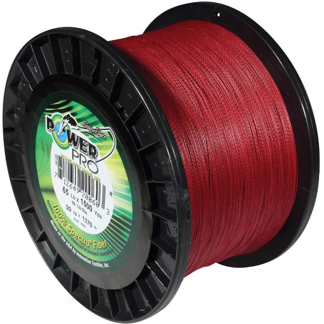 Power Pro Spectra Fiber Braided Fishing Line, Vermilion Red, 500Yd/50Lb