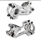 Meische Retro Silver 31.8 Stem 70Mm Mountain Bike Stem,35 Degree Bicycle Stem Riser Short Handlebar Stem For Mtb, Road Bike, Bmx