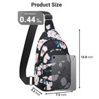 Tuwubi Crossbody Bags for Women, Sling Bag for Men, Small Hiking Backpack Anti Theft Lightweight for Outdoors Travel (M, Black F