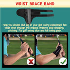 Muskulo Monstro Golf Swing Trainer Aids Set, Golf Posture Correction Tools, 6 Pcs-Arm Band, Elbow Correction, Wrist Hinge Traine