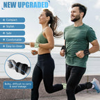BECOJADDE Ankle Weights Set of 2 (1 lb Each) Adjustable Wrist Weights for Women Men Wearable Arm Leg Weight for Pilates, Running