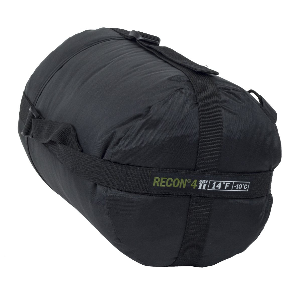 Recon 4 Sleeping Bag - Rated 14?F / -10?C (Black)