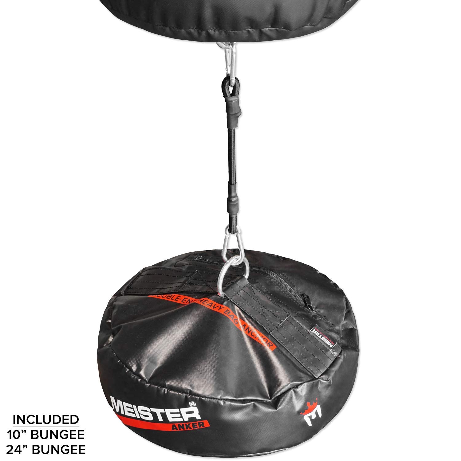 Meister Anker Double-End Boxing Heavy Bag Floor Anchor W/Bungees