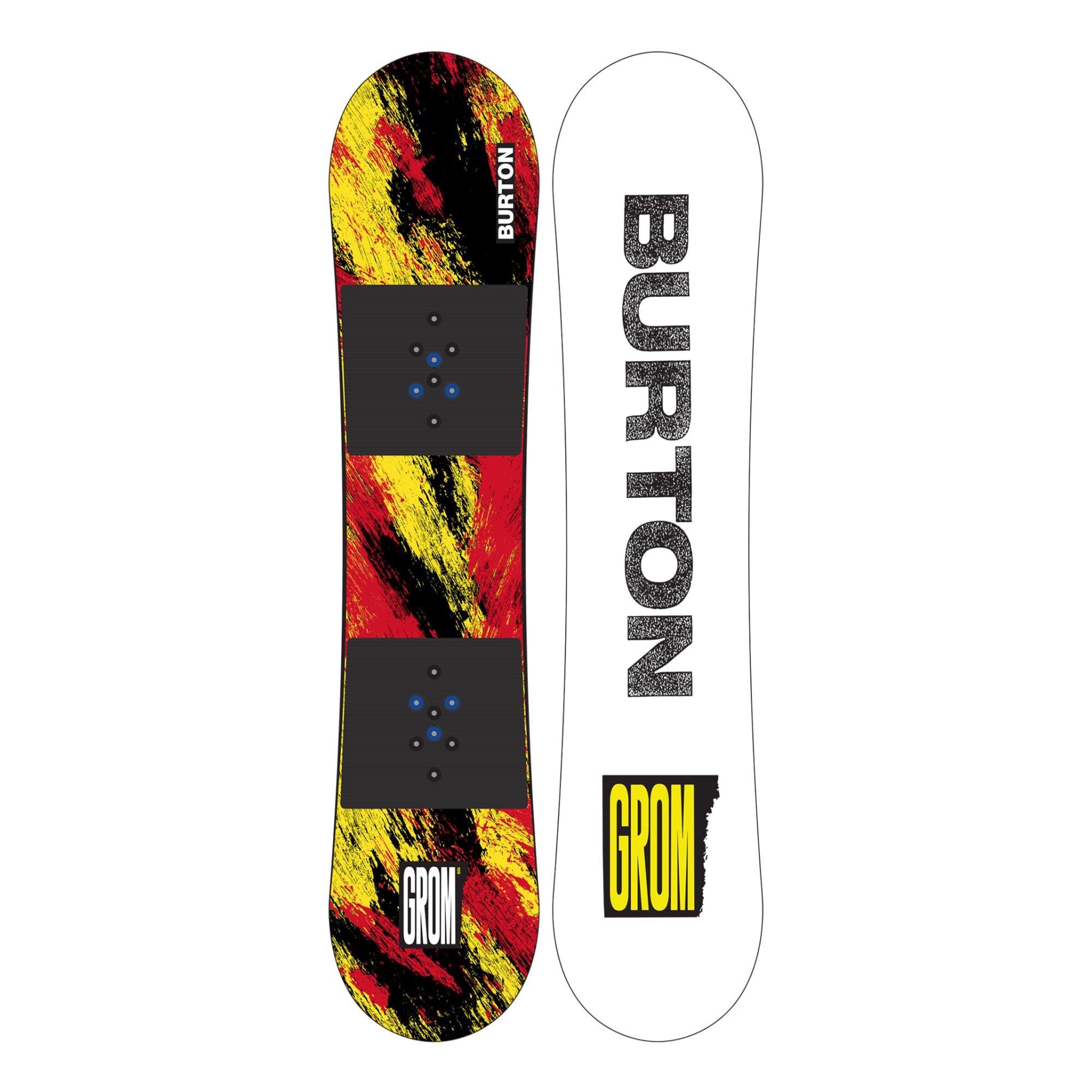 Burton Kids' Grom Snowboard, Ketchup/Mustard, 130cm