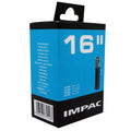 Impac Unisex-Youth AV16 Inner Tube, Black, 16 x 1.75/2.25