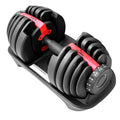 SLOVIC Adjustable Dumbbell Set for Home Gym | Easily Change Weights | Dumbbell from 2.5 kg to 24 kg | 15 Weight Combinations for