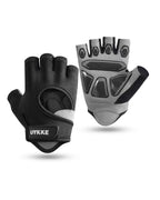 Uykke Workout Gloves For Men And Women, Exercise Gloves For Weight Lifting, Cycling, Gym, Training, Breathable And Snug Fit (Bla