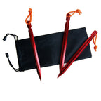 All One Tech Pack Of 12, 7075 Aluminum Outdoors Tent Stakes Pegs